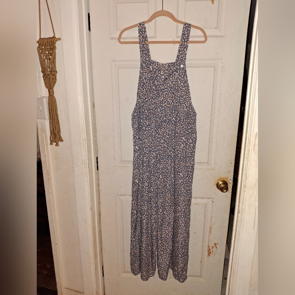 Animal print jumpsuit
